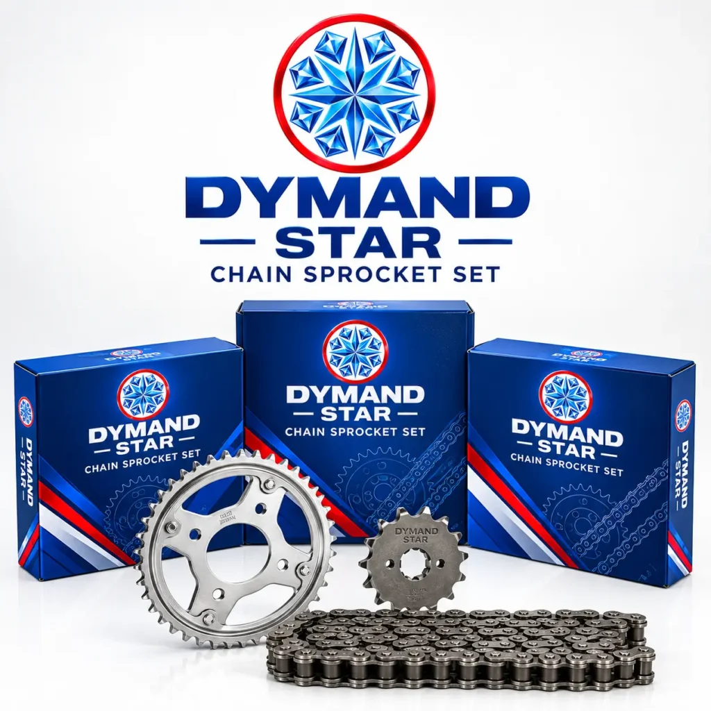 Dymand Star Motorcycle Chain Sprocket Set